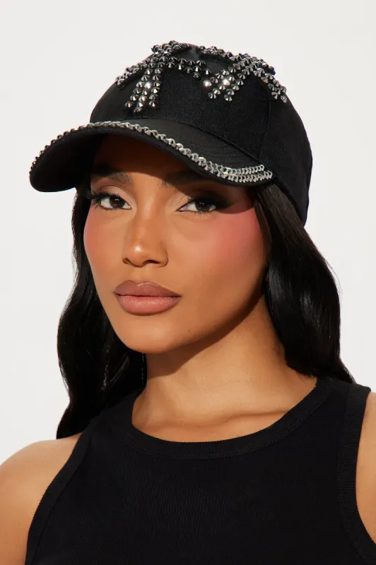 Don't Doubt Me Cross Baseball Hat - Black sold by Fashion Nova