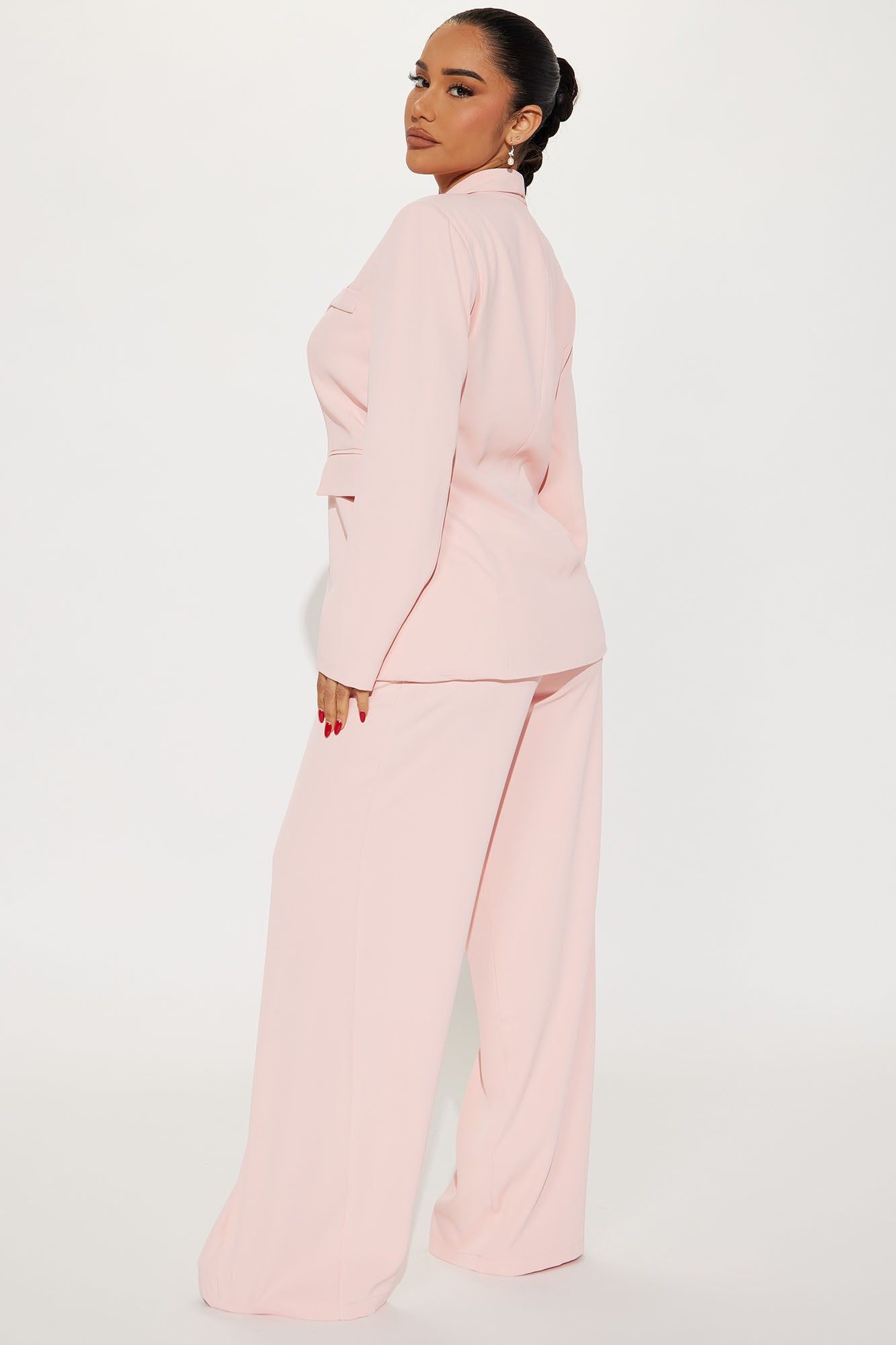 Important Meeting Blazer Pant Set - Pink sold by Fashion Nova product image thumbnail 3