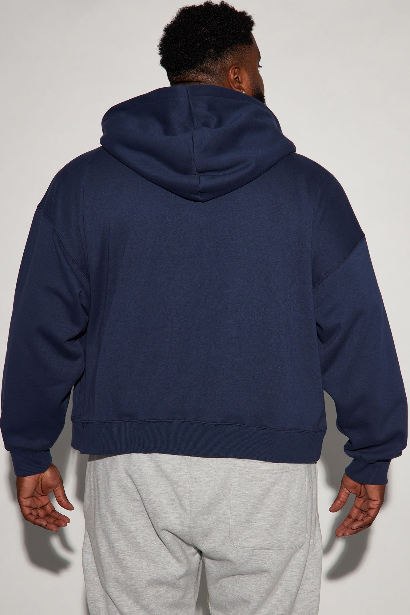 Tyson Heavyweight Zip Up - Navy sold by Fashion Nova product image thumbnail 6