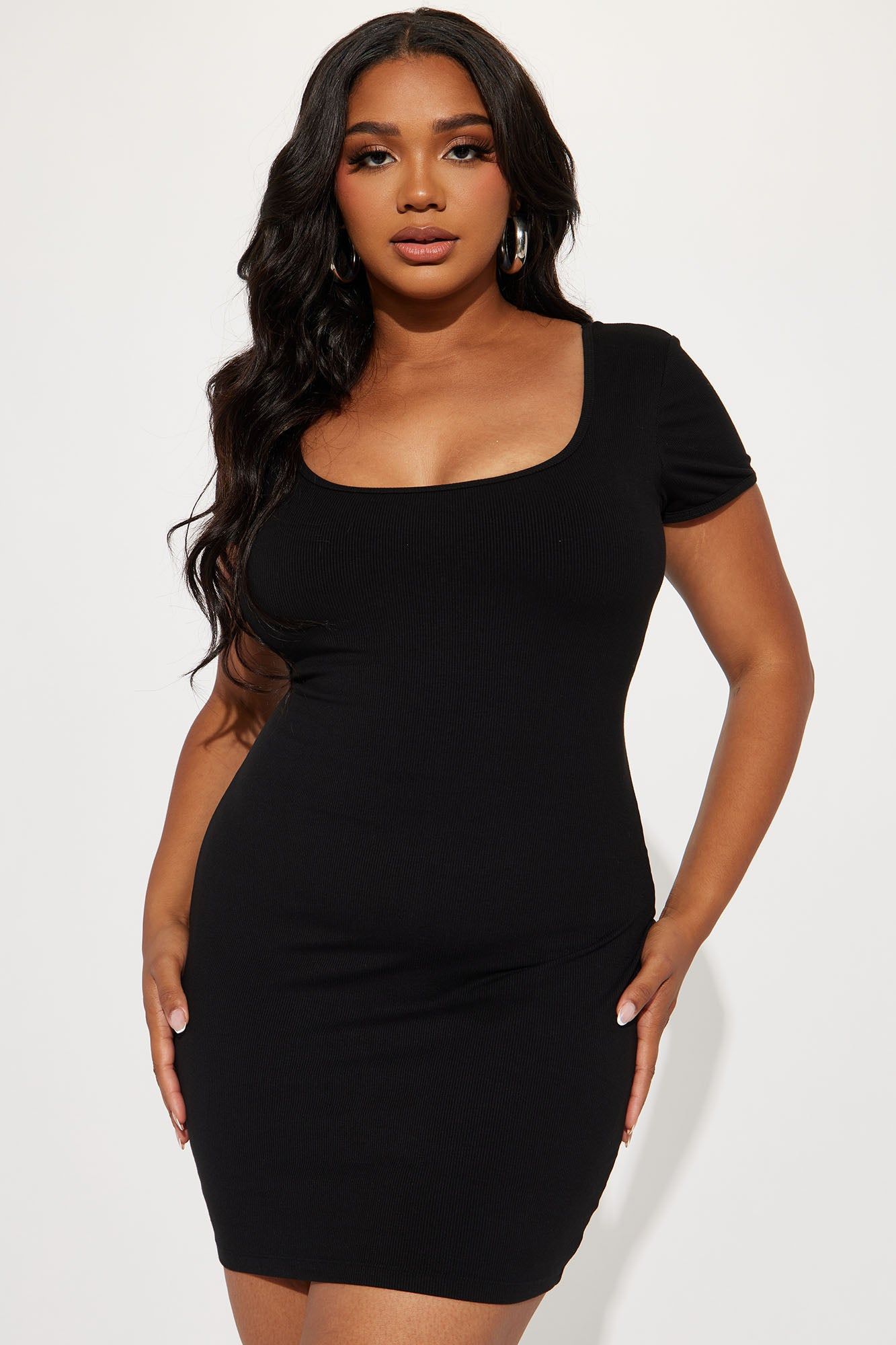 Adriana Shapewear Mini Dress - Black sold by Fashion Nova product image thumbnail 7