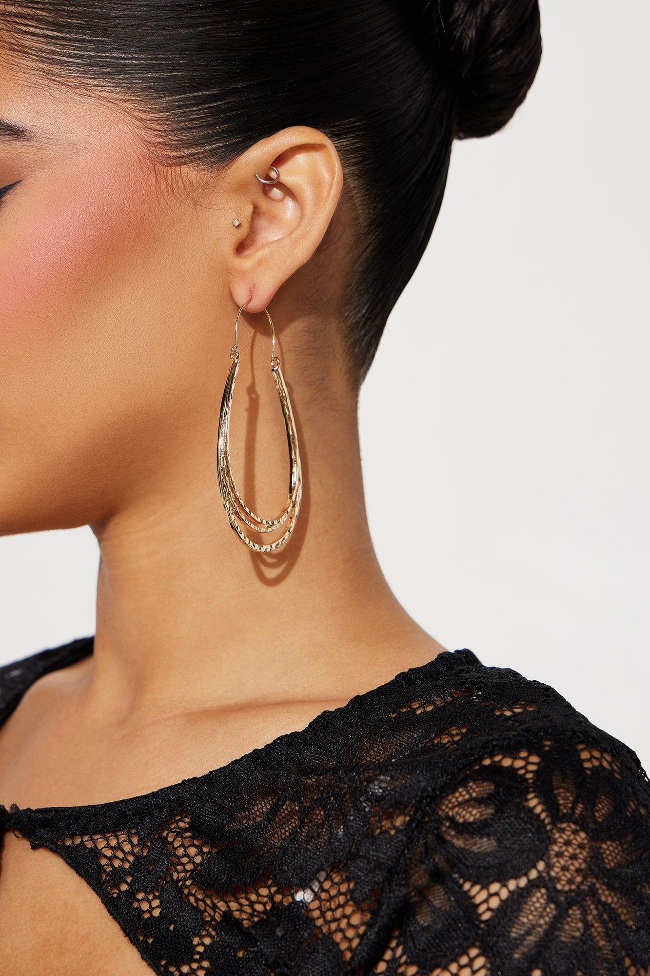 Beautiful Night Out Drop Earrings - Gold sold by Fashion Nova