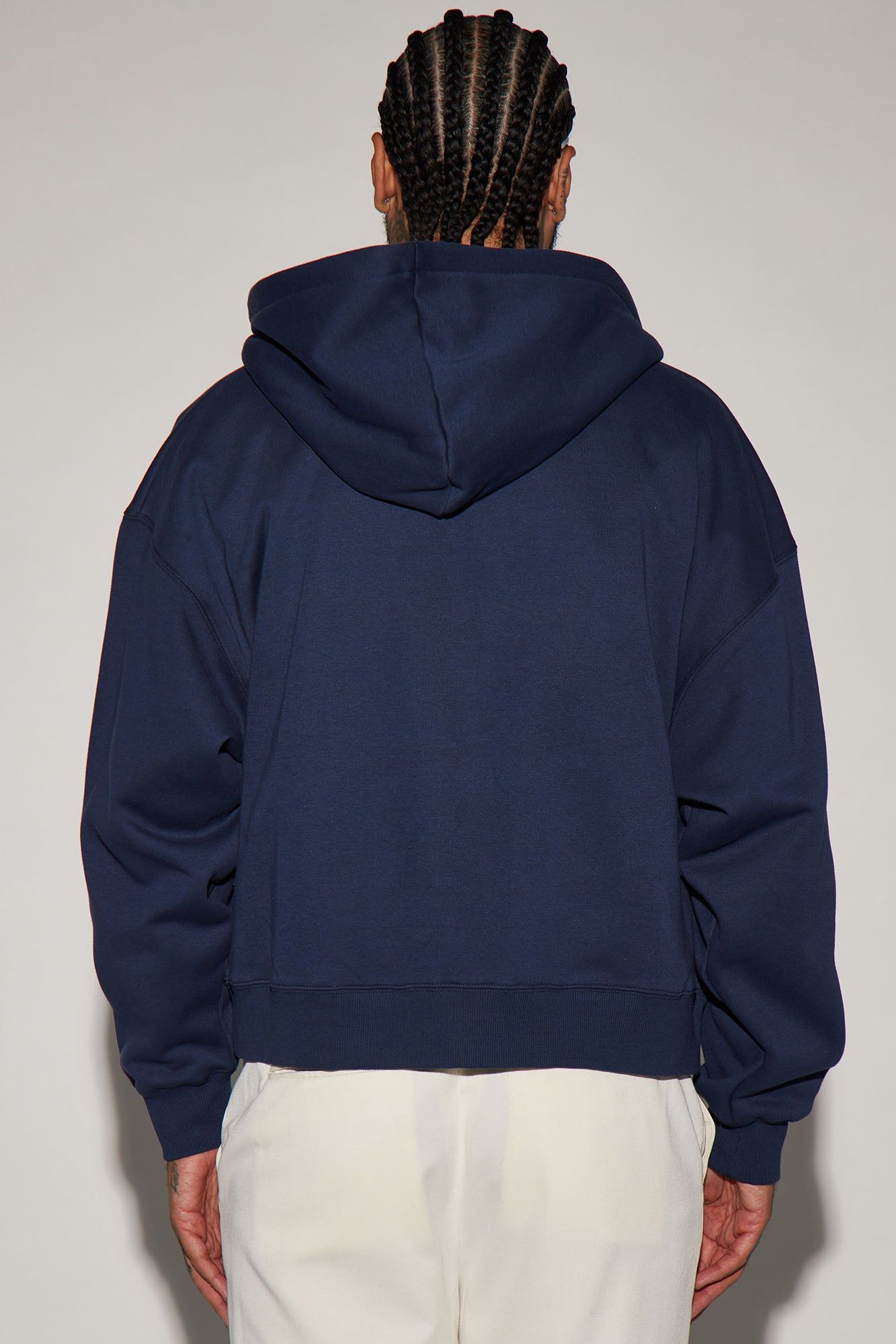 Tyson Heavyweight Zip Up - Navy sold by Fashion Nova product image thumbnail 3