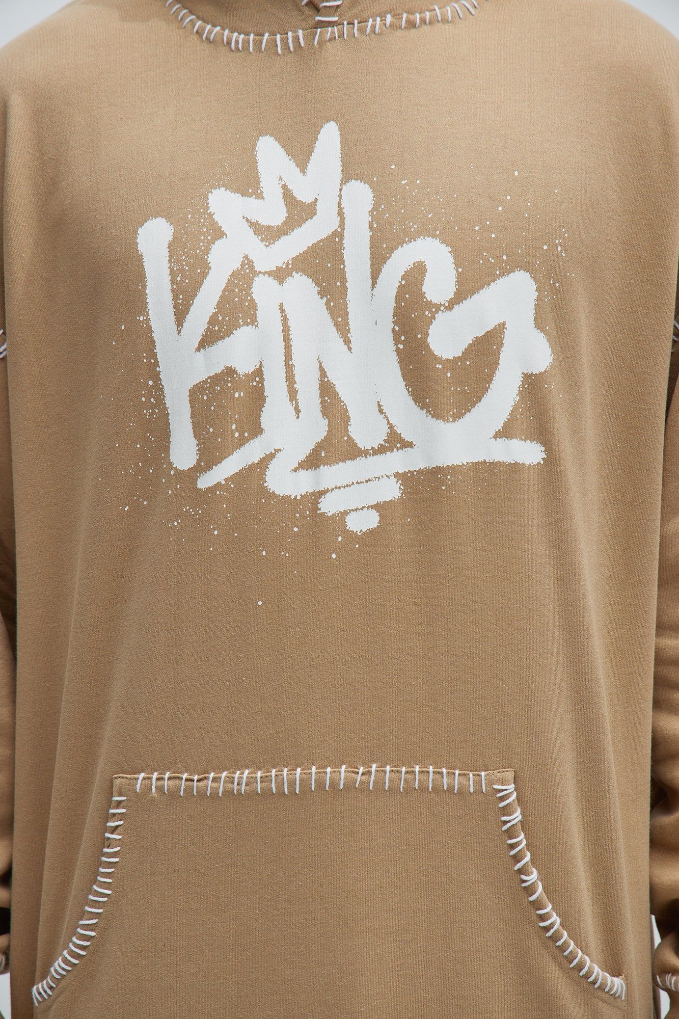 Cash King Oversized Hoodie - Sand sold by Fashion Nova product image thumbnail 3