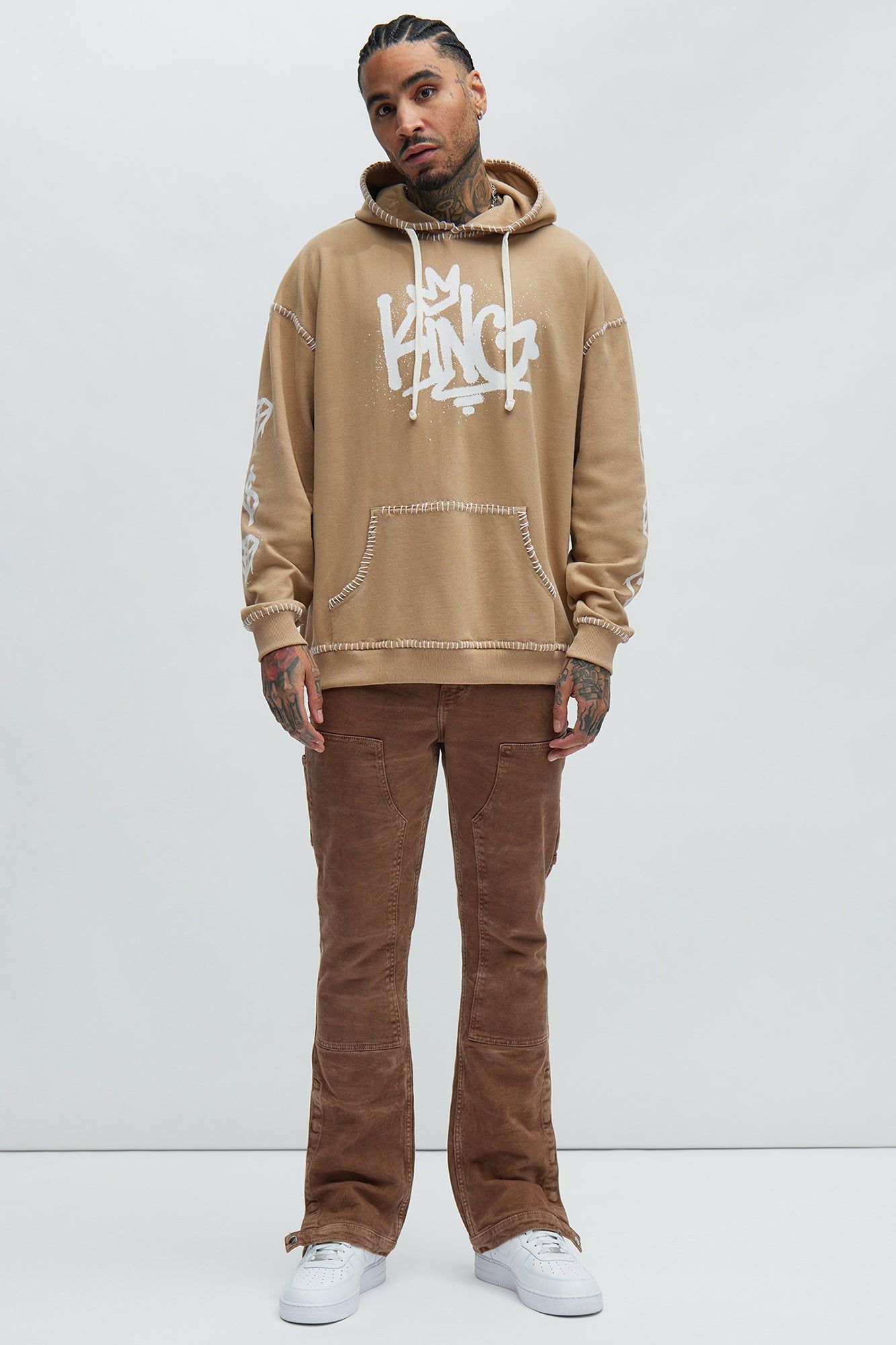 Cash King Oversized Hoodie - Sand sold by Fashion Nova product image thumbnail 2