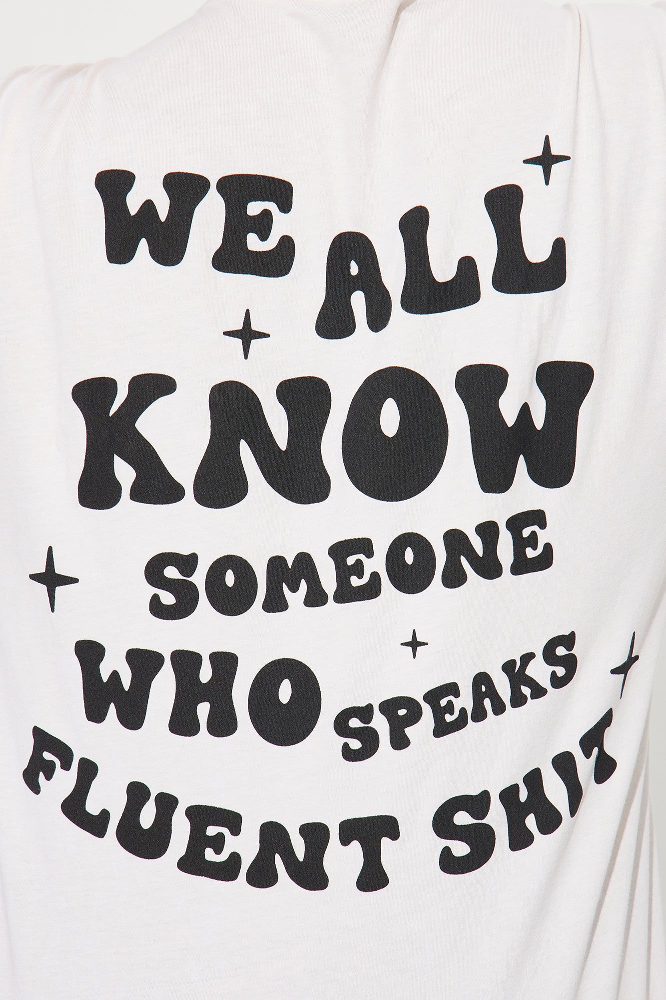 We All Know Someone Tee - Ivory/combo sold by Fashion Nova product image thumbnail 2