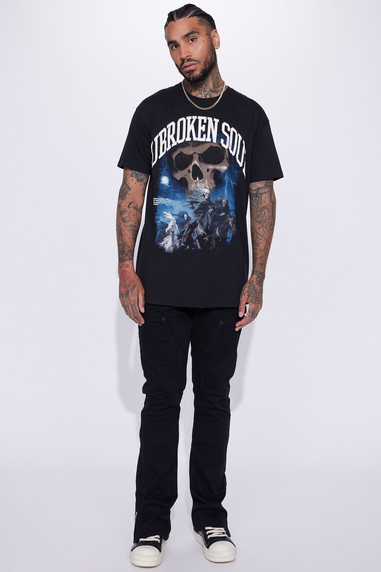 Unbroken Soul Short Sleeve Tee - Black sold by Fashion Nova product image thumbnail 3