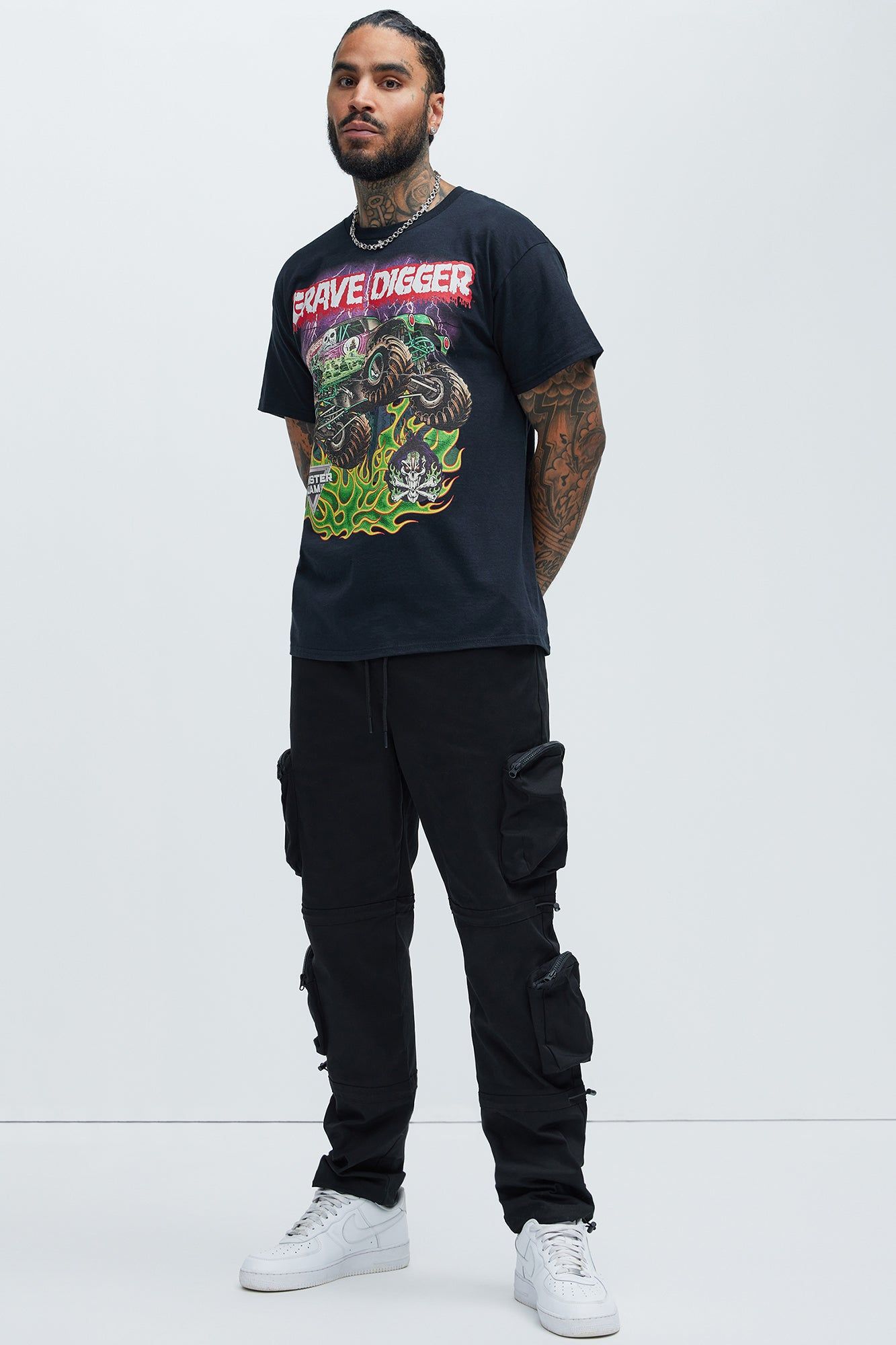 Monster Jam Grave Digger Short Sleeve Tee - Black sold by Fashion Nova product image thumbnail 3