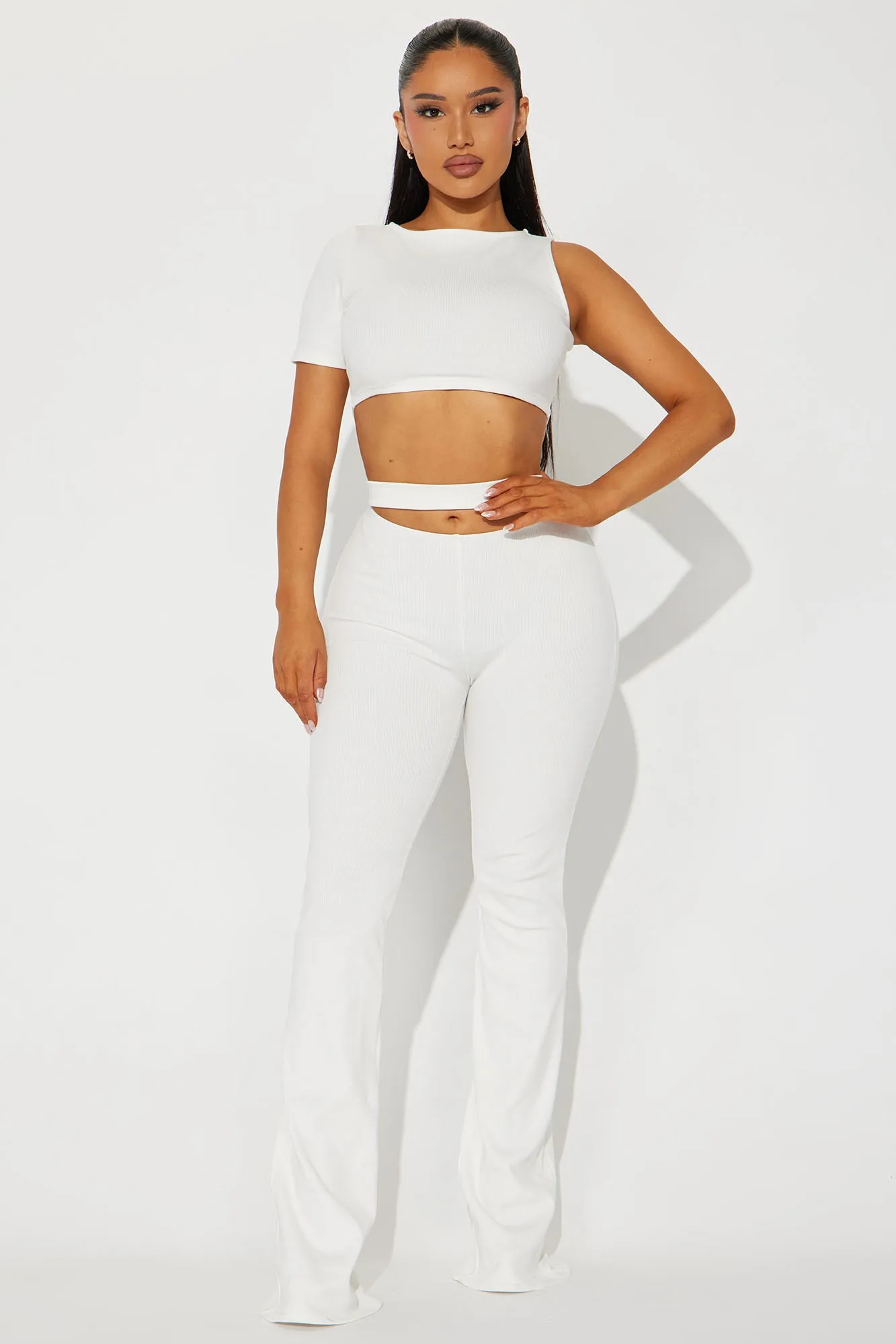 Lana Snatched Pant Set - Off White sold by Fashion Nova