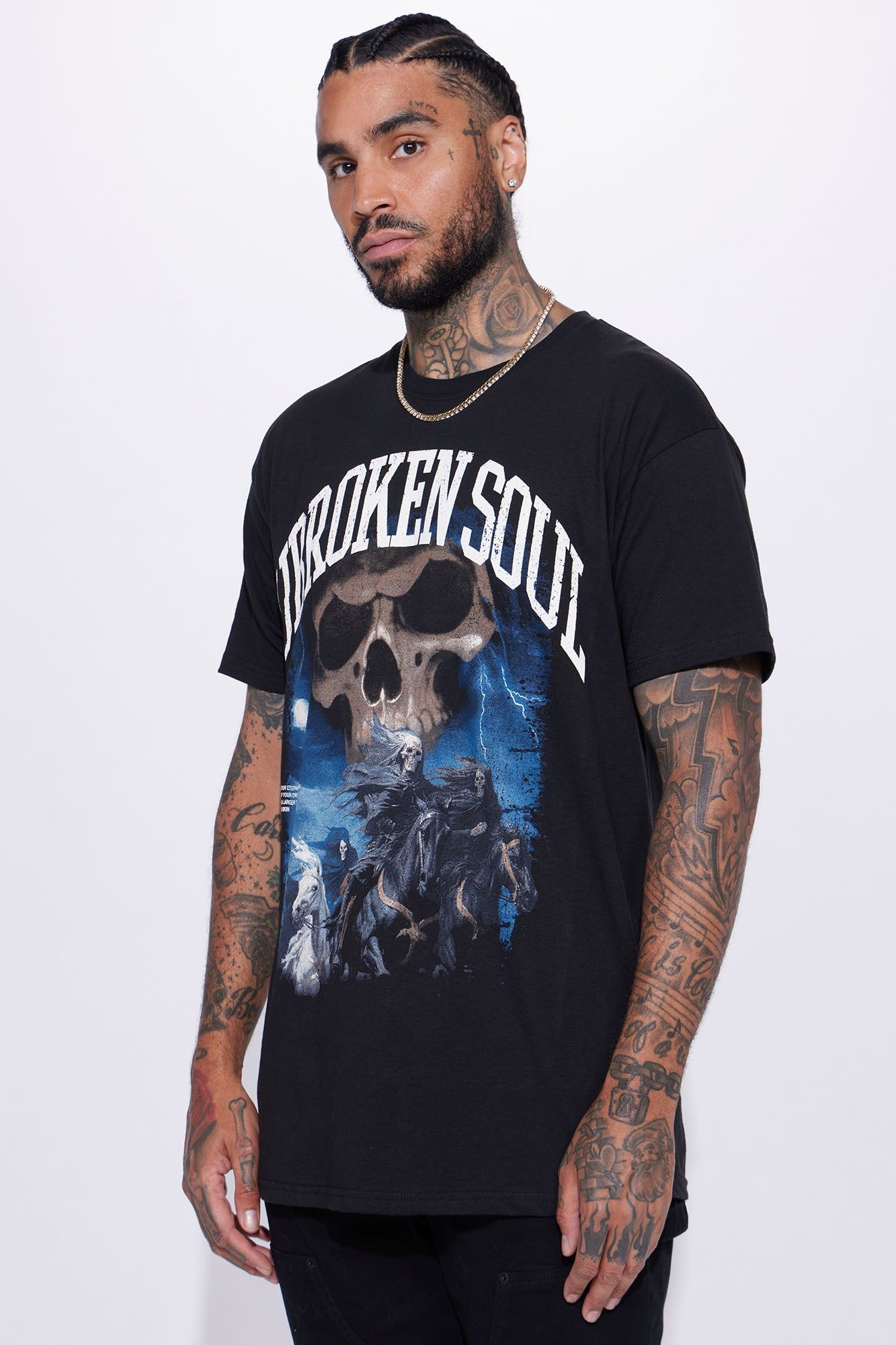 Unbroken Soul Short Sleeve Tee - Black sold by Fashion Nova