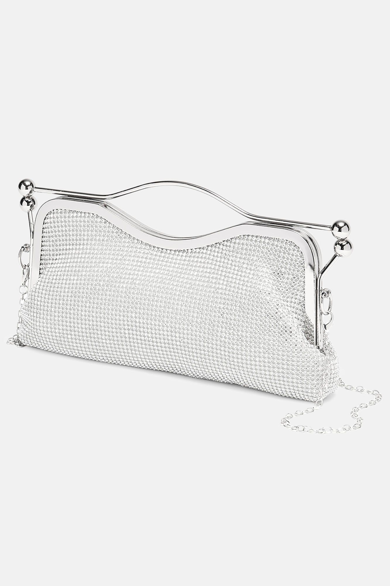 Runway Moment Clutch - Silver sold by Fashion Nova product image thumbnail 4
