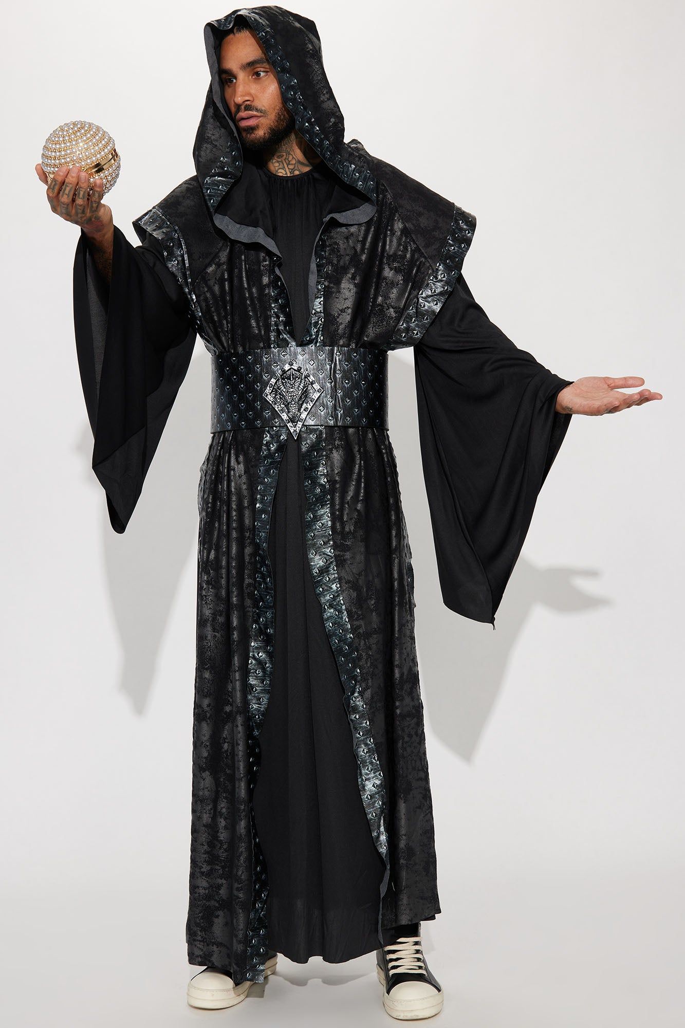 Dark Wizard 3 Piece Costume Set - Black sold by Fashion Nova