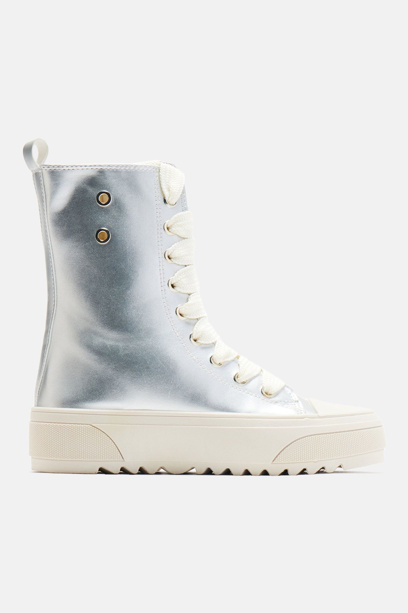 Showing You Something Sneakers - Silver sold by Fashion Nova product image thumbnail 4