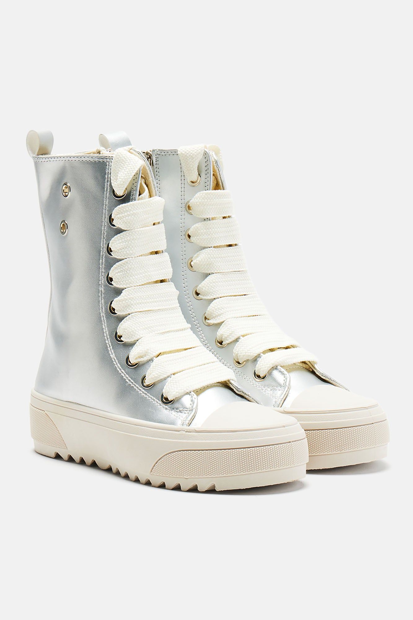 Showing You Something Sneakers - Silver sold by Fashion Nova product image thumbnail 3