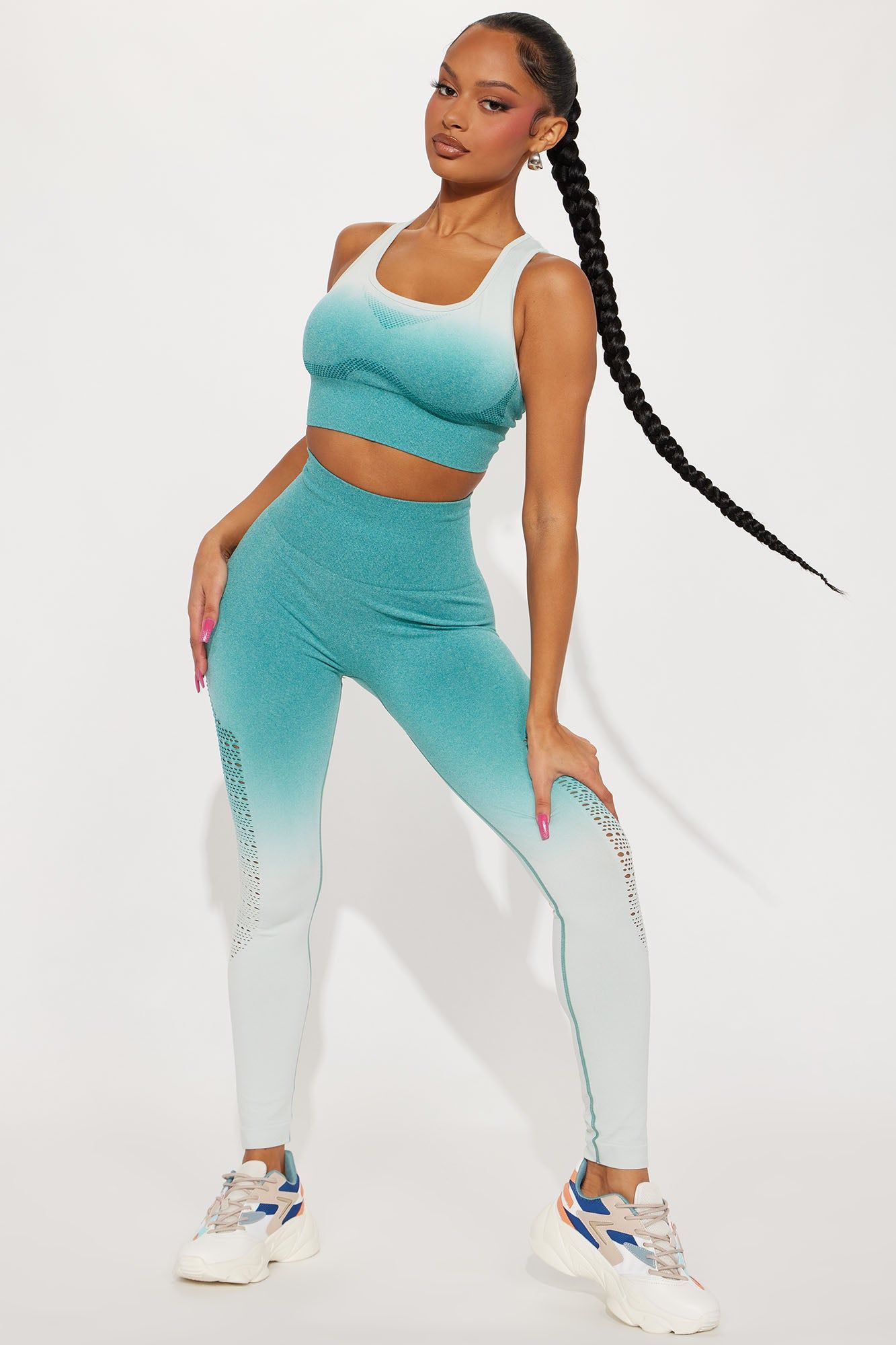 Essence Active Set - Teal sold by Fashion Nova
