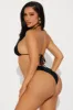 Summer Fling Ruffle 3 Piece Bikini Set - Black sold by Fashion Nova
