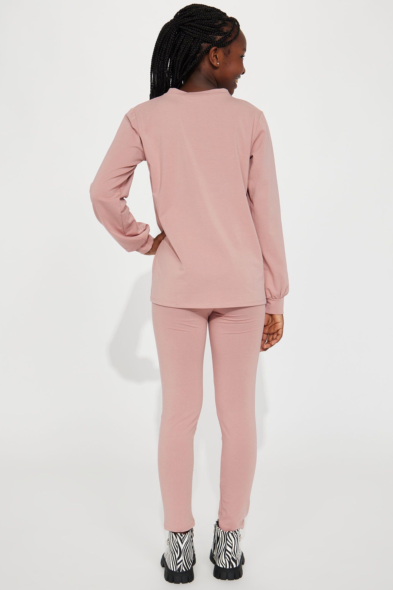 Mini Paparazzi II Legging Set - Mauve sold by Fashion Nova product image thumbnail 3