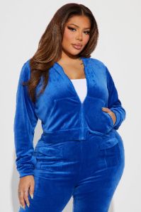 My Favorite Velour Pant Set - Blue sold by Fashion Nova