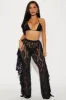 Summer Fling Ruffle 3 Piece Bikini Set - Black sold by Fashion Nova
