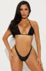Summer Fling Ruffle 3 Piece Bikini Set - Black sold by Fashion Nova