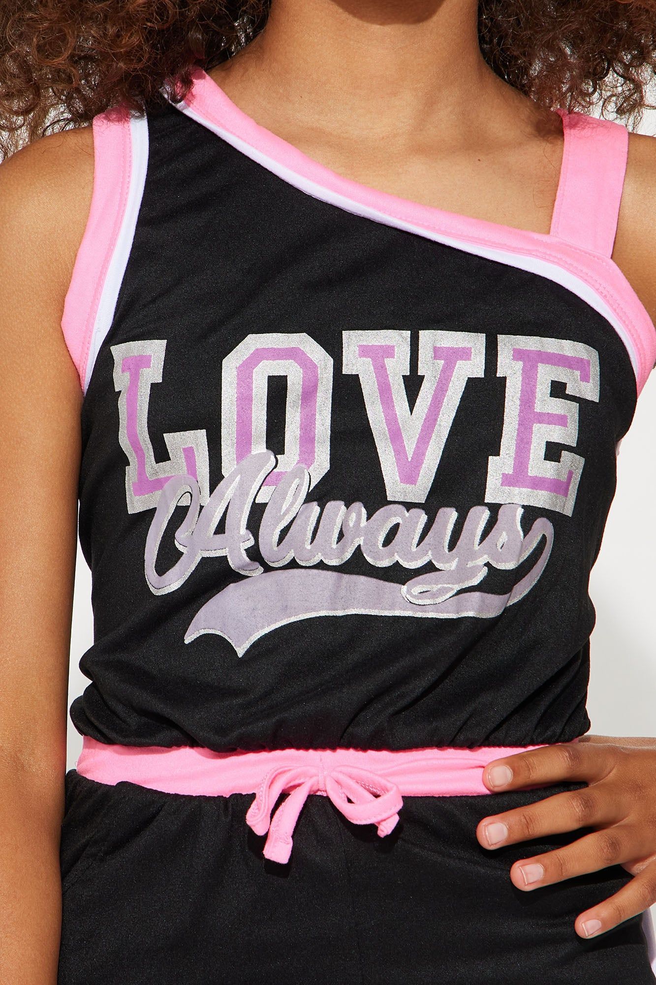 Mini Love AlwaysYummy Knit Romper - Black sold by Fashion Nova product image thumbnail 3
