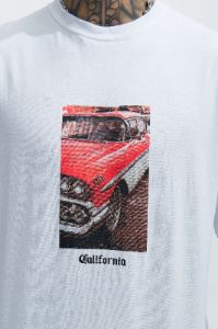 Cali Cruiser Short Sleeve Tee - White sold by Fashion Nova