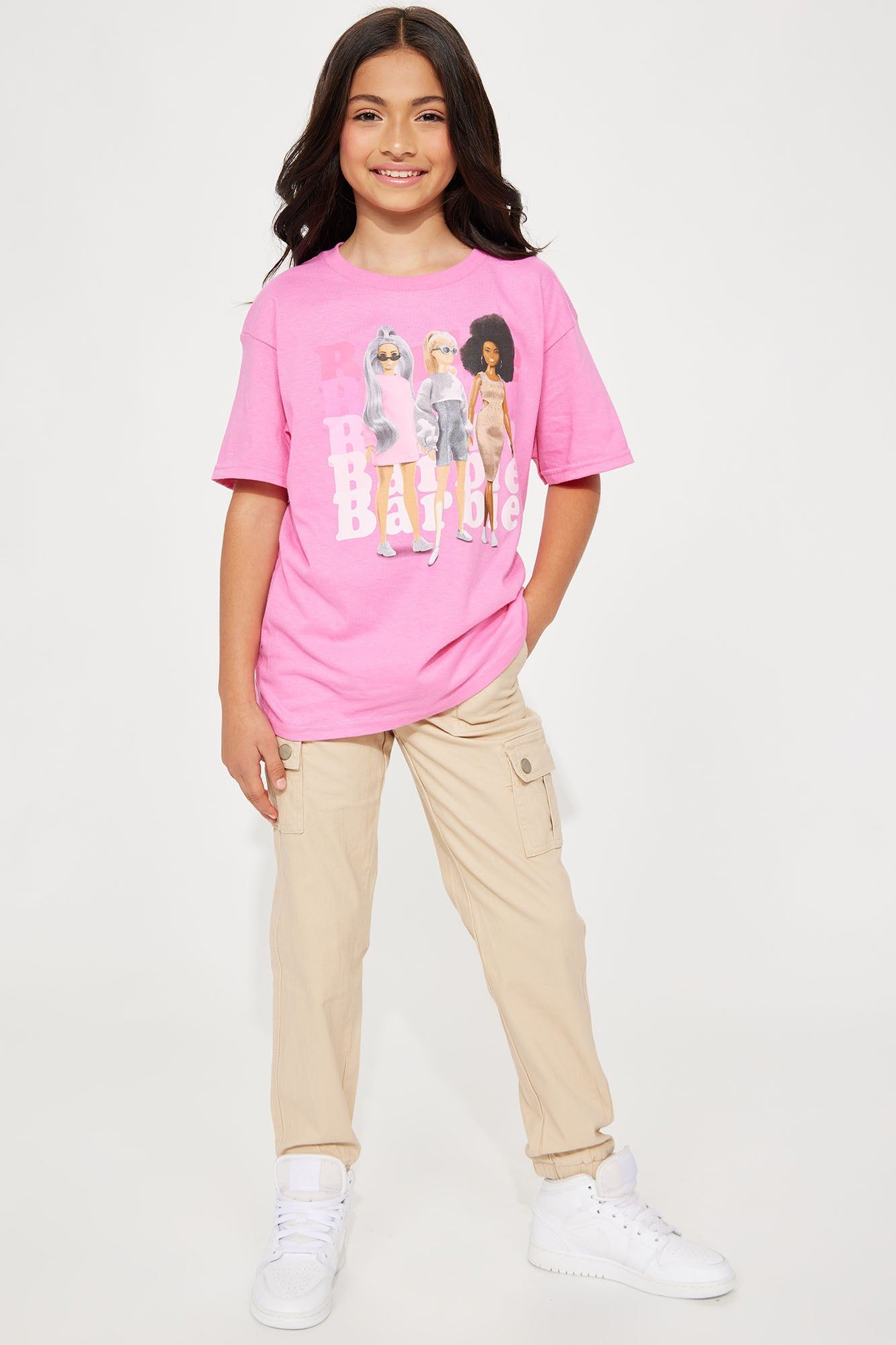 Mini Barbie Gradient Short Sleeve Tee - Coral sold by Fashion Nova product image thumbnail 2