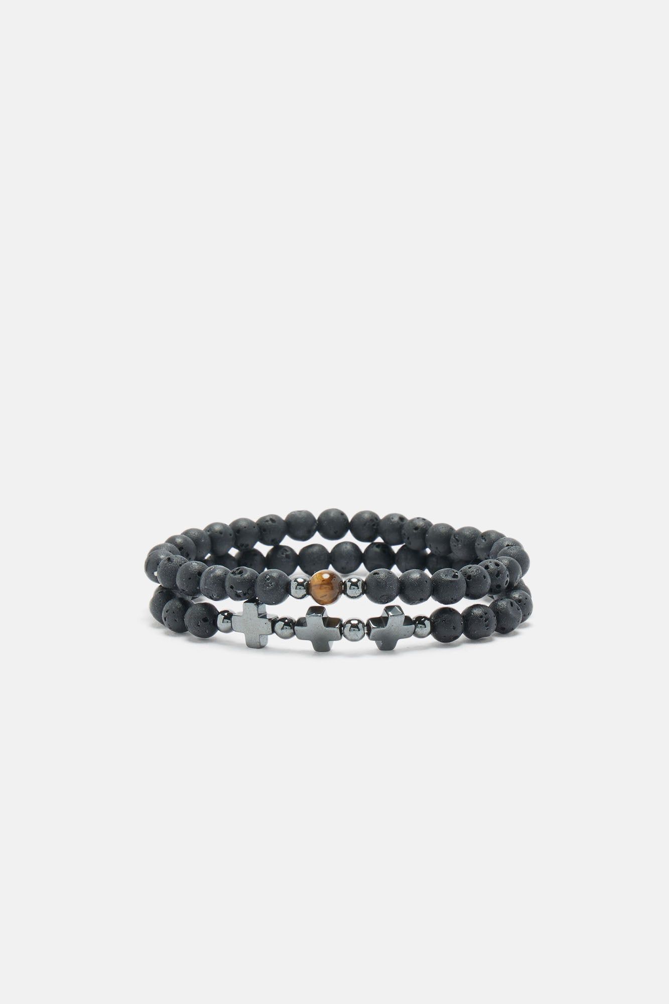 Right My Wrongs Bracelet Set - Black sold by Fashion Nova product image thumbnail 2