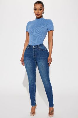 Sophia Super Smoothing Stretch Skinny Jeans - Dark Wash sold by Fashion Nova