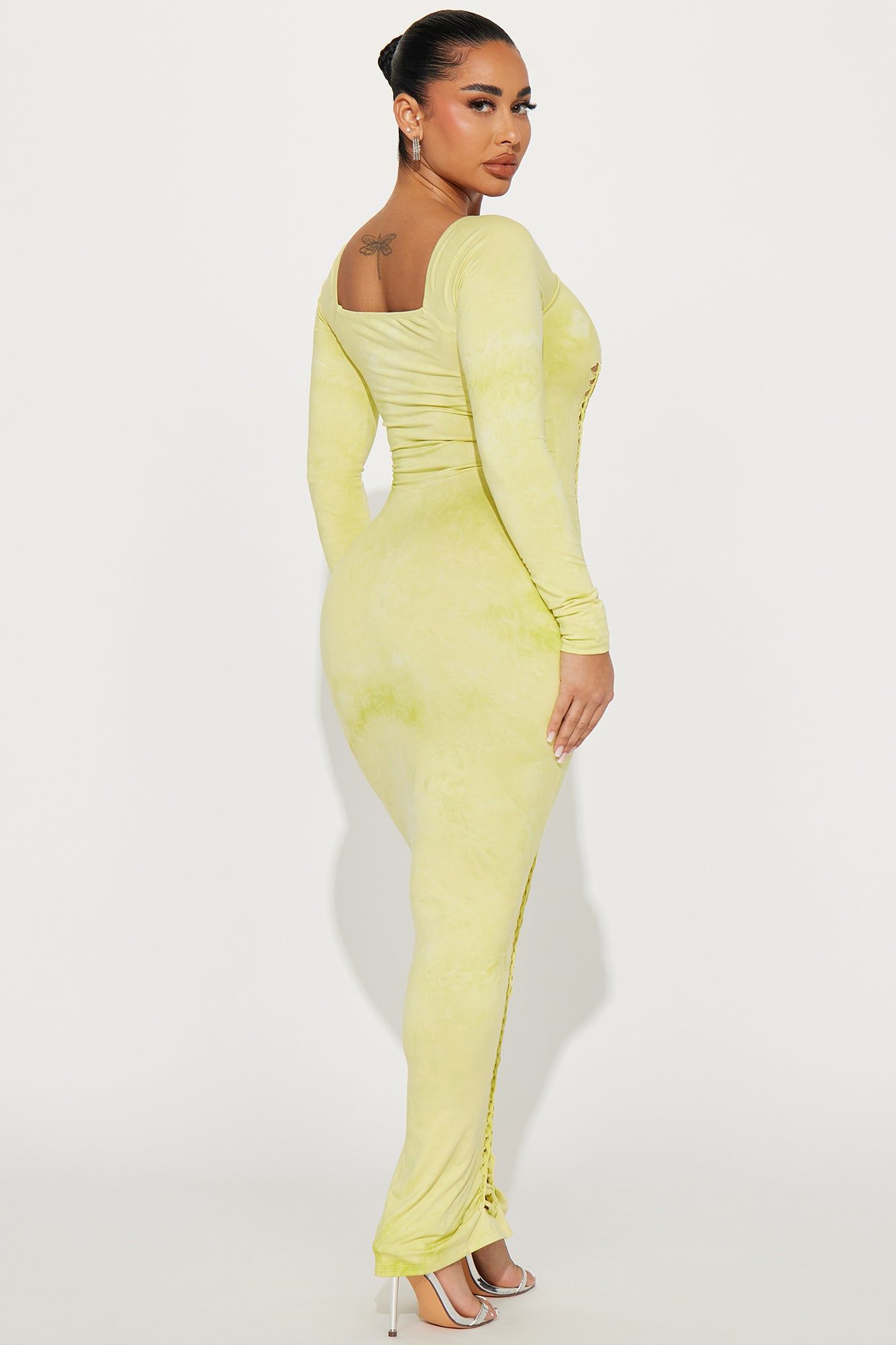 Persuade Me Maxi Dress - Chartreuse sold by Fashion Nova product image thumbnail 3