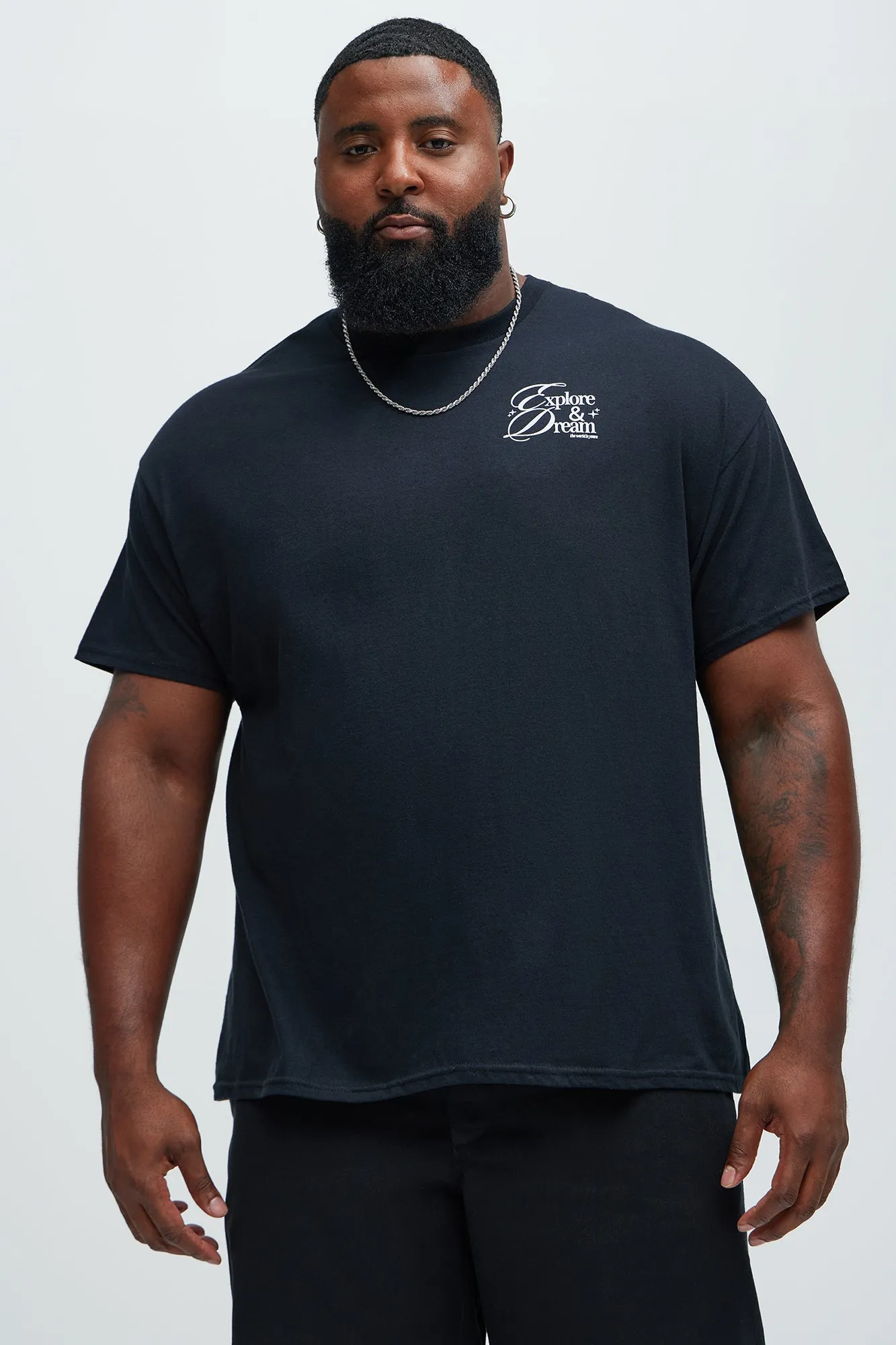 Explore & Dream Short Sleeve Tee - Black sold by Fashion Nova product image thumbnail 5