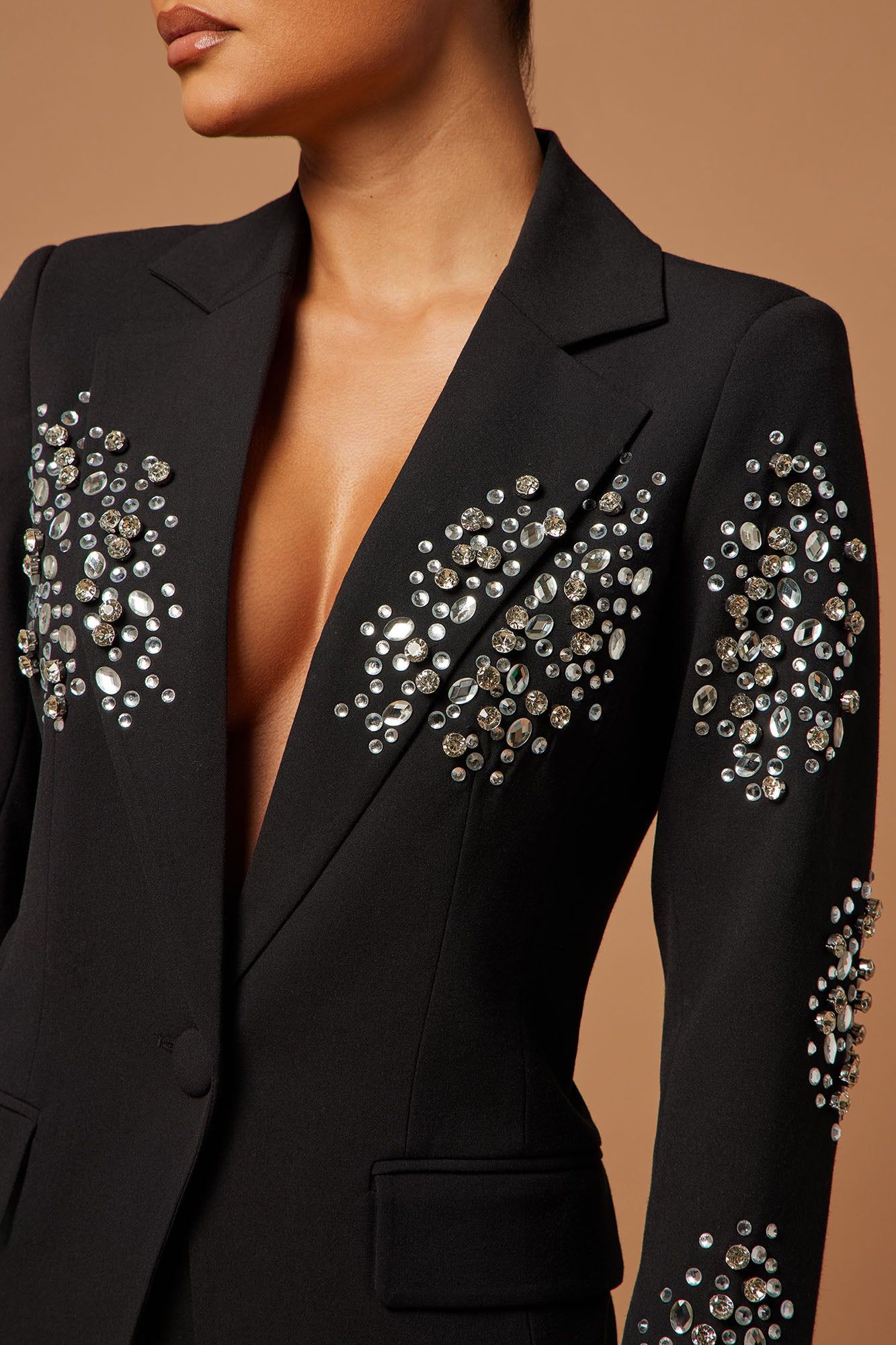 Pauline Embellished Blazer Set - Black sold by Fashion Nova product image thumbnail 3