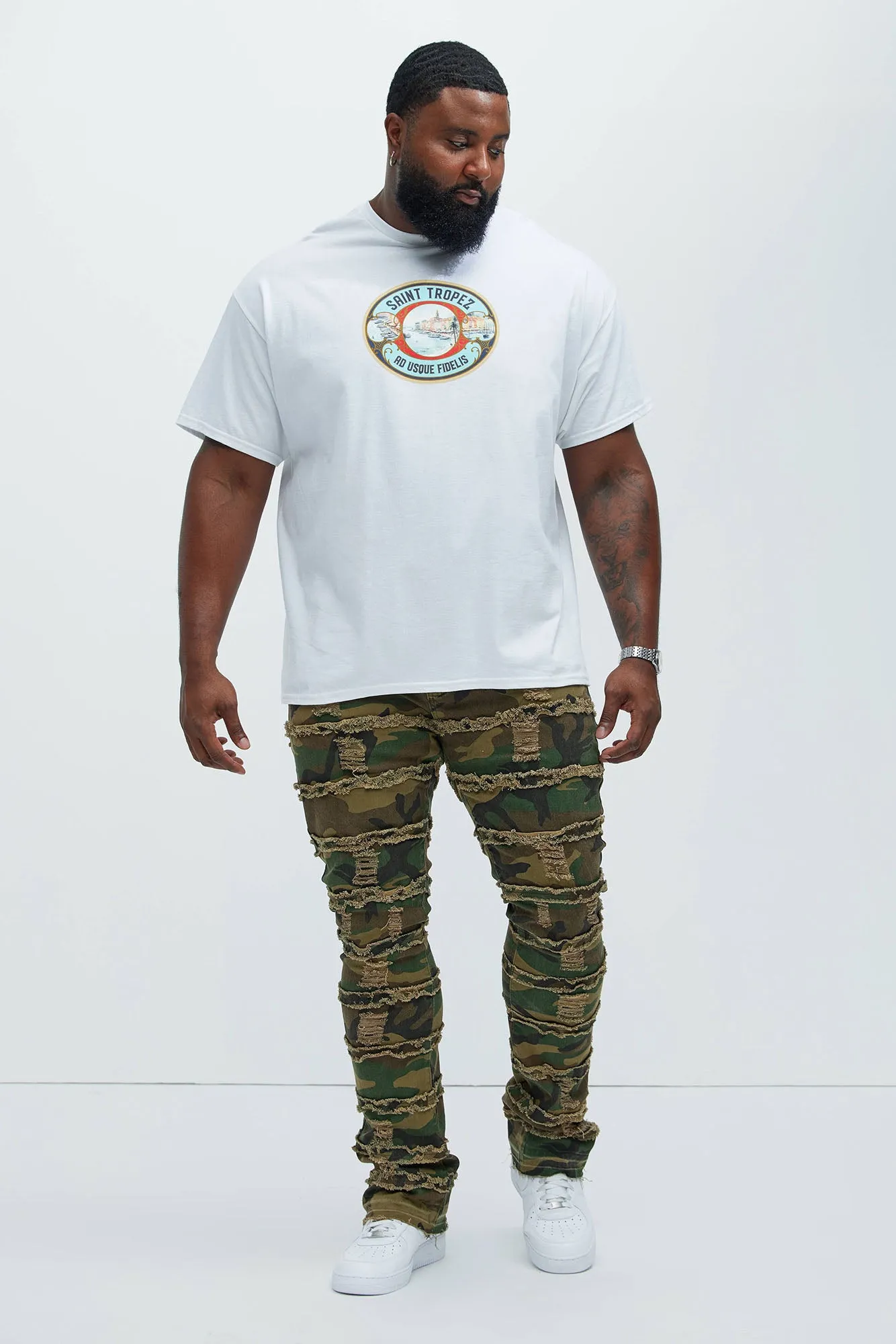 Saint Tropez Short Sleeve Tee - White sold by Fashion Nova product image thumbnail 5