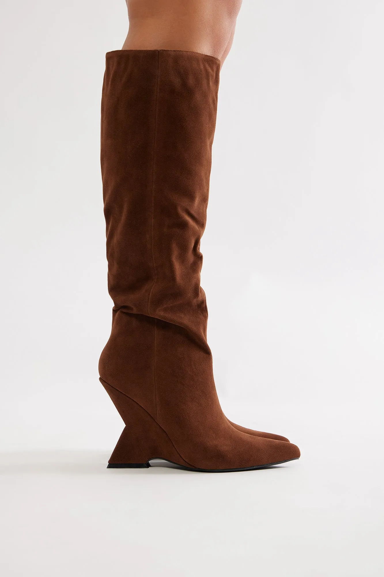 Claire Knee High Boots - Brown sold by Fashion Nova product image thumbnail 2
