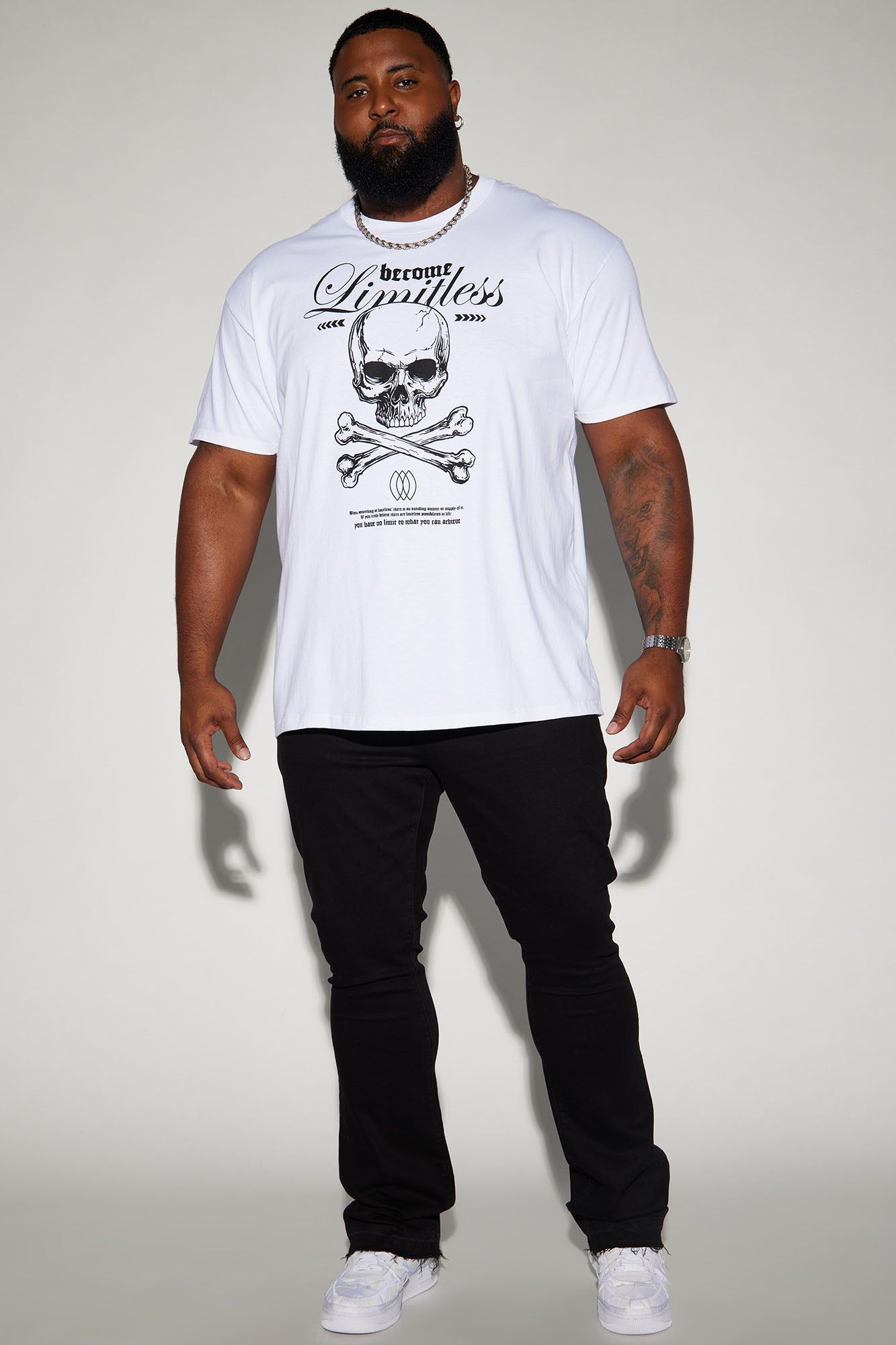 Limitless Forever Short Sleeve Tee - White sold by Fashion Nova product image thumbnail 5