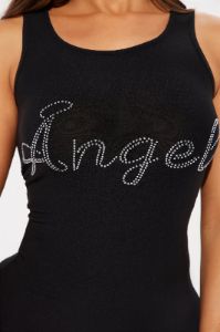 Sweet Angel Rhinestone PJ Boyshort Set - Pink sold by Fashion Nova