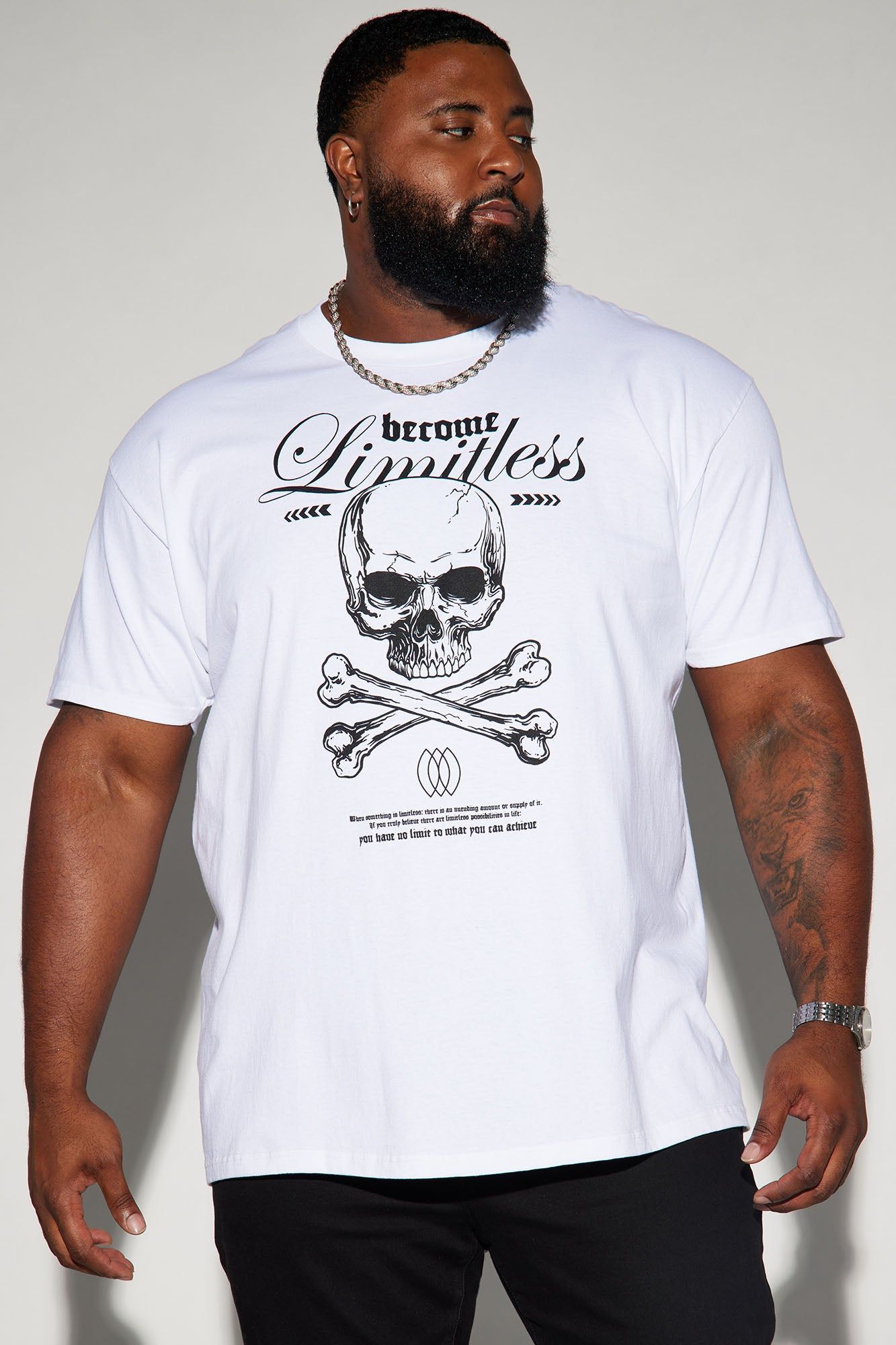 Limitless Forever Short Sleeve Tee - White sold by Fashion Nova product image thumbnail 4