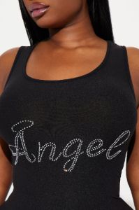 Sweet Angel Rhinestone PJ Boyshort Set - Pink sold by Fashion Nova
