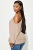 Camilla Off Shoulder Top - Mocha sold by Fashion Nova