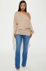 Camilla Off Shoulder Top - Mocha sold by Fashion Nova