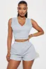 Country Club Lounge Top - Heather Grey sold by Fashion Nova
