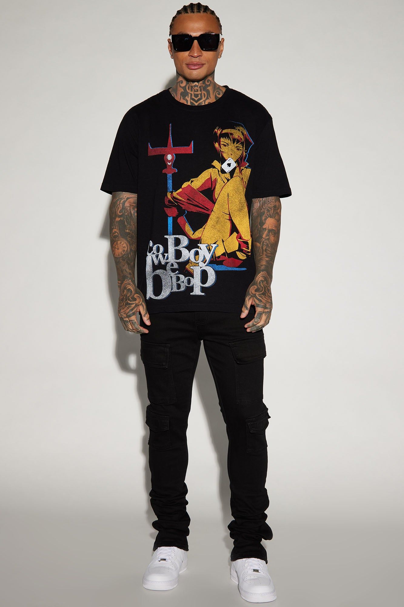 Cowboy Bebop Ace Of Spades Short Sleeve Tee - Black sold by Fashion Nova product image thumbnail 2