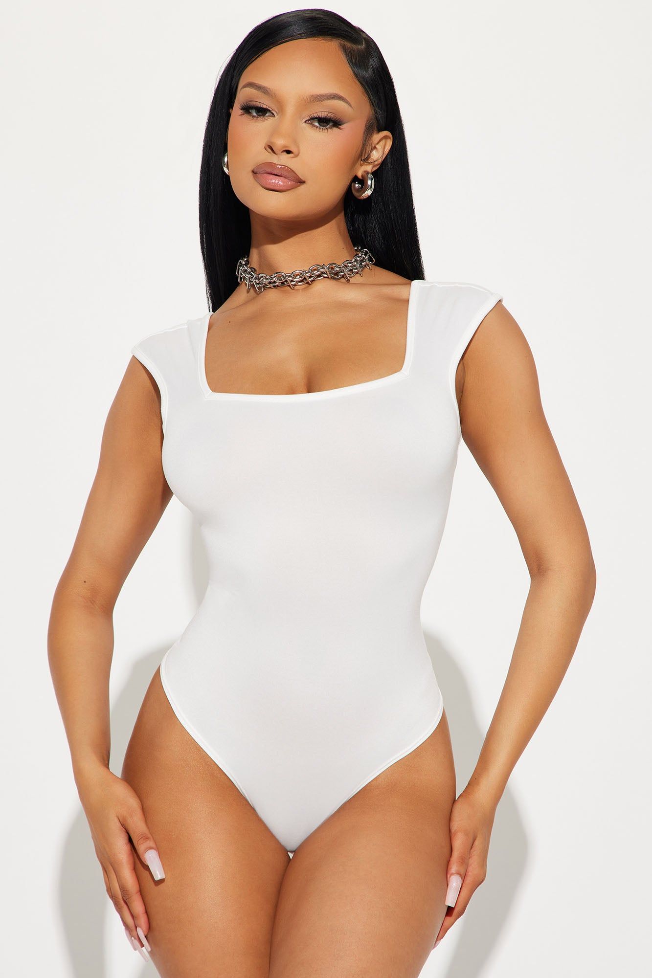Sweet Talk Backless Bodysuit - Ivory sold by Fashion Nova