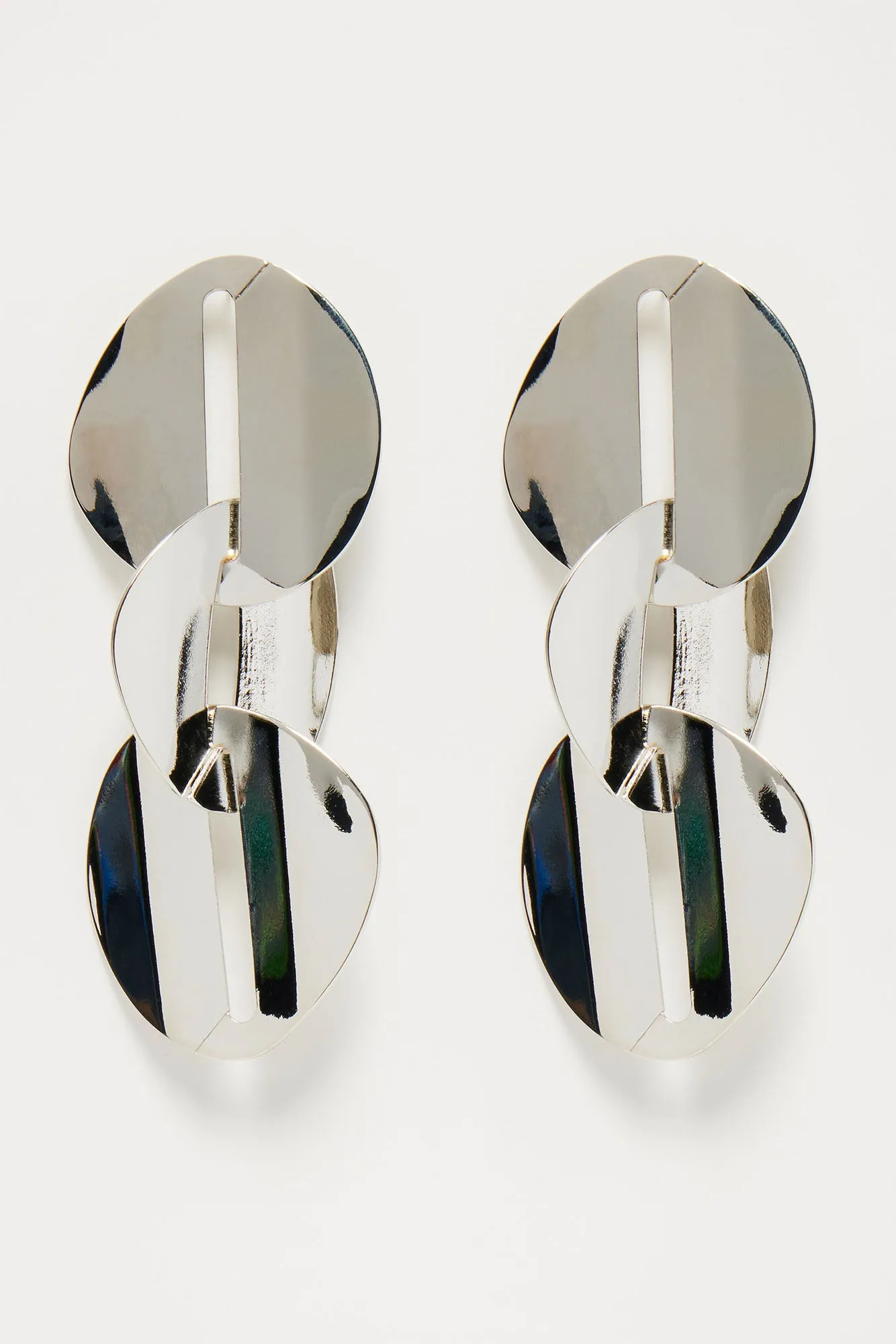 Always A Step Ahead Earrings - Silver sold by Fashion Nova product image thumbnail 3