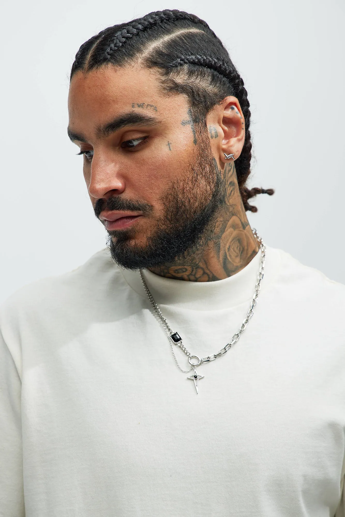 Universal Example Necklace - Silver sold by Fashion Nova product image thumbnail 2