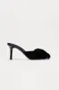 Petunia Bow Mules - Black sold by Fashion Nova