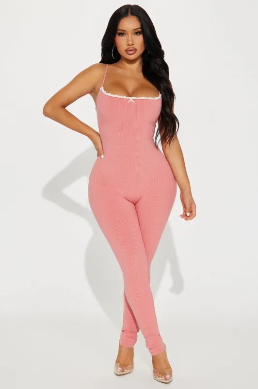 Julia Snatched Jumpsuit - Mauve sold by Fashion Nova