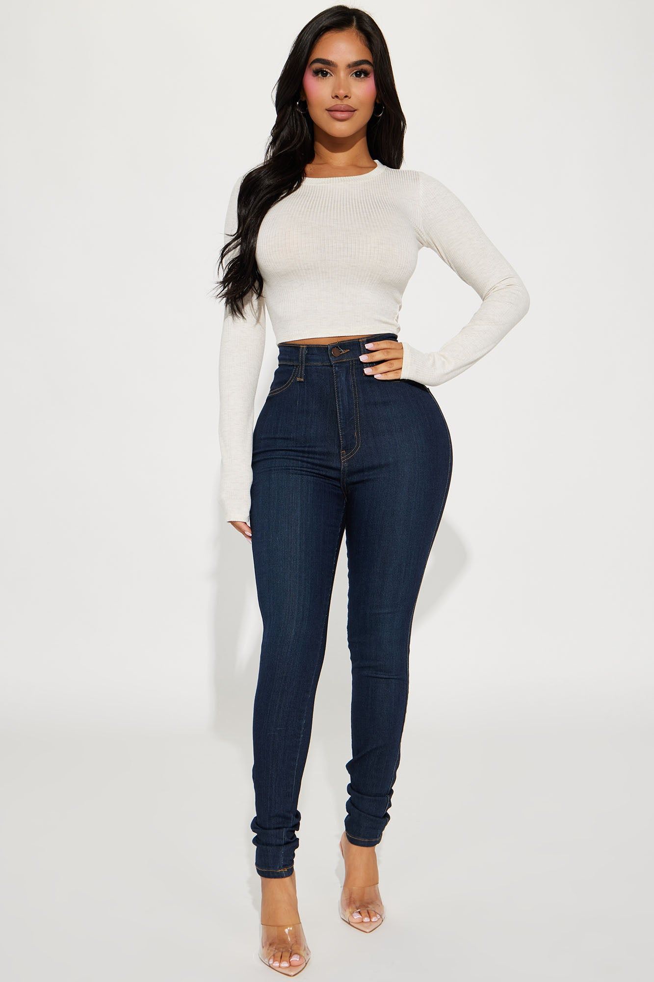 My Everyday Ribbed Tee - Oatmeal sold by Fashion Nova product image thumbnail 2