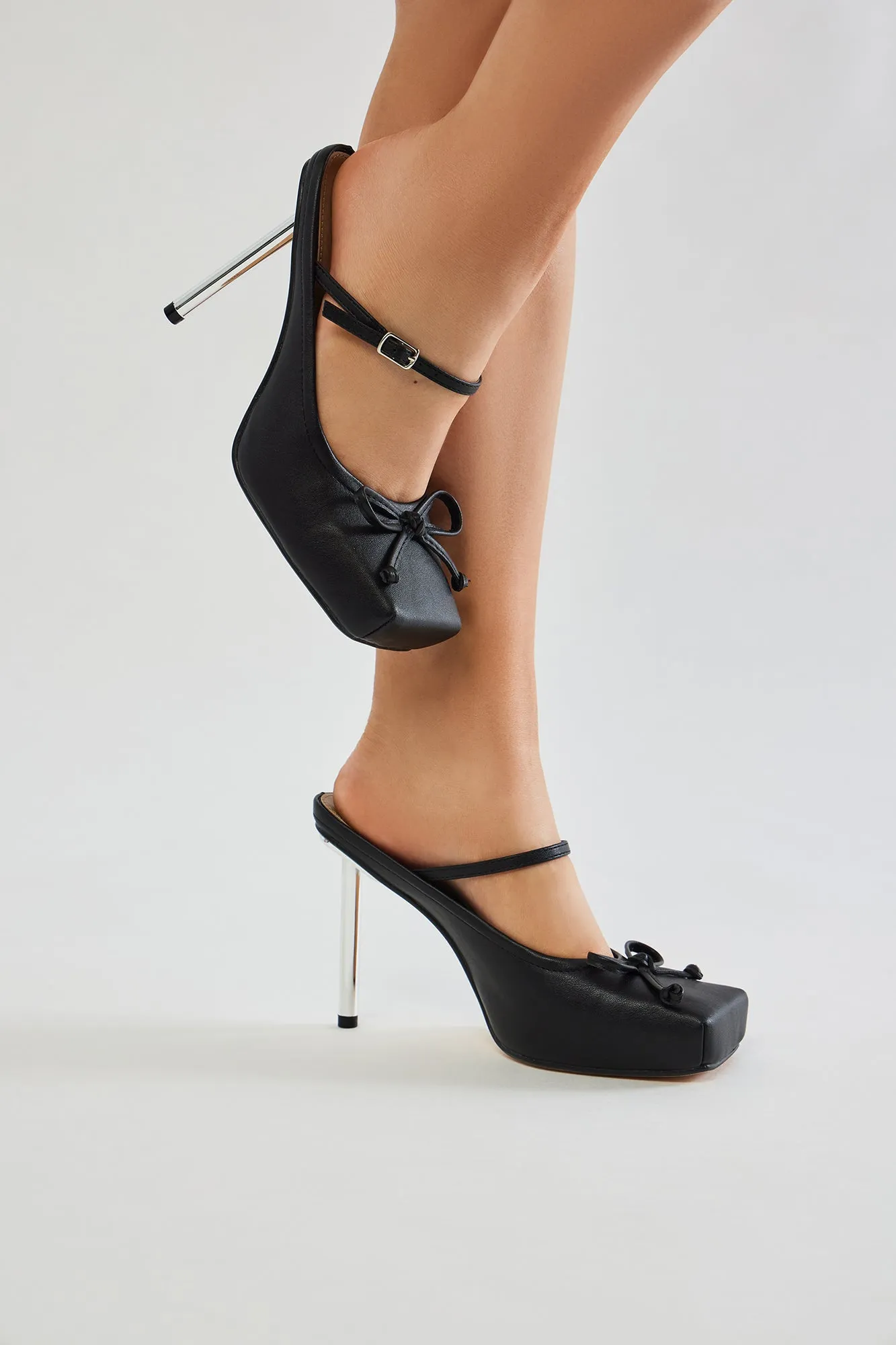 Prima Ballerina Bow Pumps - Black sold by Fashion Nova product image thumbnail 2
