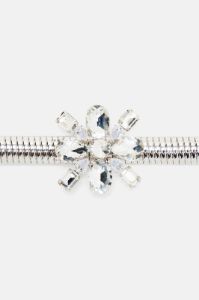 Clarissa Floral Choker - Silver sold by Fashion Nova