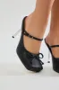Prima Ballerina Bow Pumps - Black sold by Fashion Nova